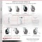 Service Caster 6 Inch Rubber on Steel Caster Set with Roller Bearings 2 Brakes 2 Rigid SCC SCC-30CS620-RSR-TLB-2-R620-2 - alternate 4